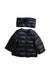 A Black Puffer/Quilted Coats & Outerwear from Nicholas & Bears in size 6T for girl. (Front View)