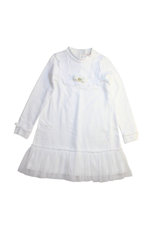 A White Long Sleeve Dresses from Nicholas & Bears in size 8Y for girl. (Front View)