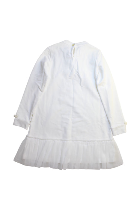 A White Long Sleeve Dresses from Nicholas & Bears in size 8Y for girl. (Back View)