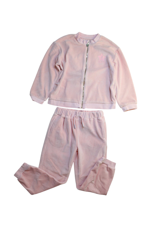 A Pink Pants Sets from Guess in size 5T for girl. (Front View)