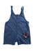 A Blue Overall Shorts from Little Marc Jacobs in size 2T for girl. (Front View)