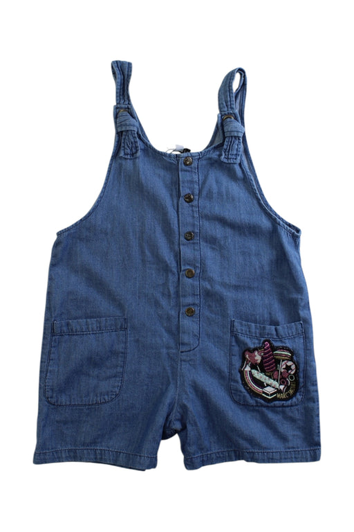 A Blue Overall Shorts from Little Marc Jacobs in size 2T for girl. (Front View)
