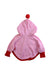 A Pink Hooded Sweatshirts from Seed in size 5T for girl. (Back View)