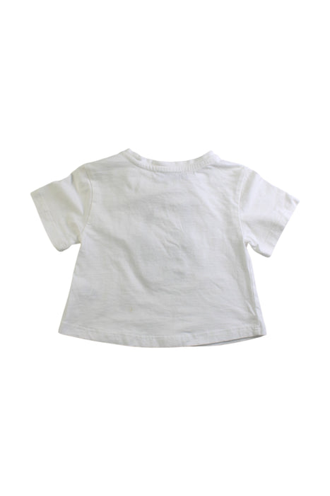 A White Short Sleeve T Shirts from Dior Kids in size 6-12M for girl. (Back View)