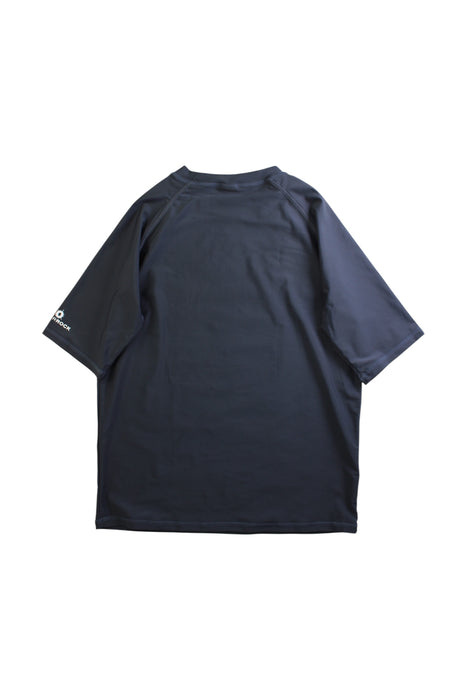 A Navy Rash Guards from Snapper Rock in size 13Y for boy. (Back View)