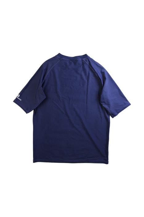 A Navy Rash Guards from Snapper Rock in size 13Y for boy. (Back View)