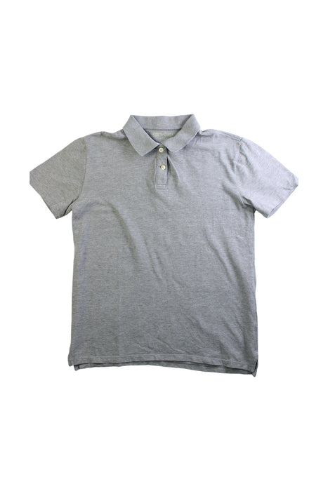 A Grey Short Sleeve Polos from Crewcuts in size 14Y for boy. (Front View)