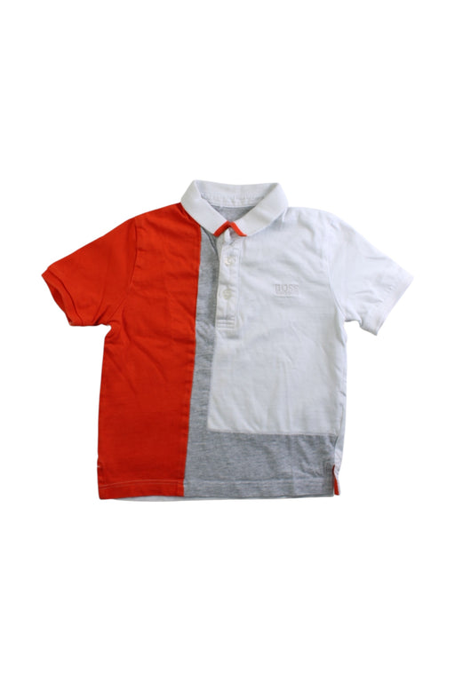 A Multicolour Short Sleeve Polos from Boss in size 4T for boy. (Front View)