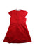 A Red Short Sleeve Dresses from Janie & Jack in size 6T for girl. (Back View)