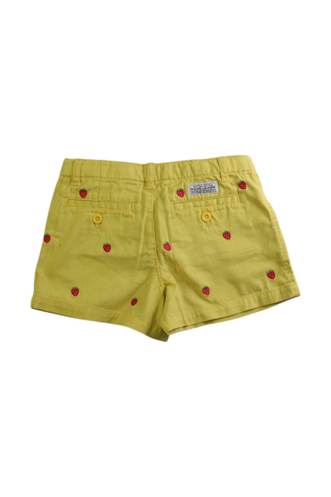 A Yellow Shorts from Polo Ralph Lauren in size 6T for girl. (Back View)