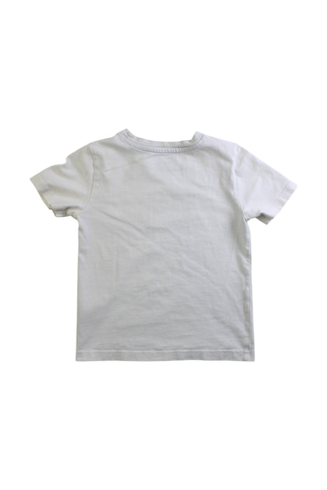 A White Short Sleeve T Shirts from Janie & Jack in size 3T for boy. (Back View)