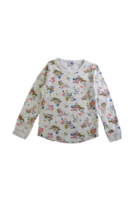 A Multicolour Long Sleeve Tops from Petit Bateau in size 6T for girl. (Front View)