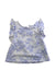 A Blue Sleeveless Tops from Janie & Jack in size 6T for girl. (Front View)