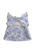 A Blue Sleeveless Tops from Janie & Jack in size 6T for girl. (Back View)