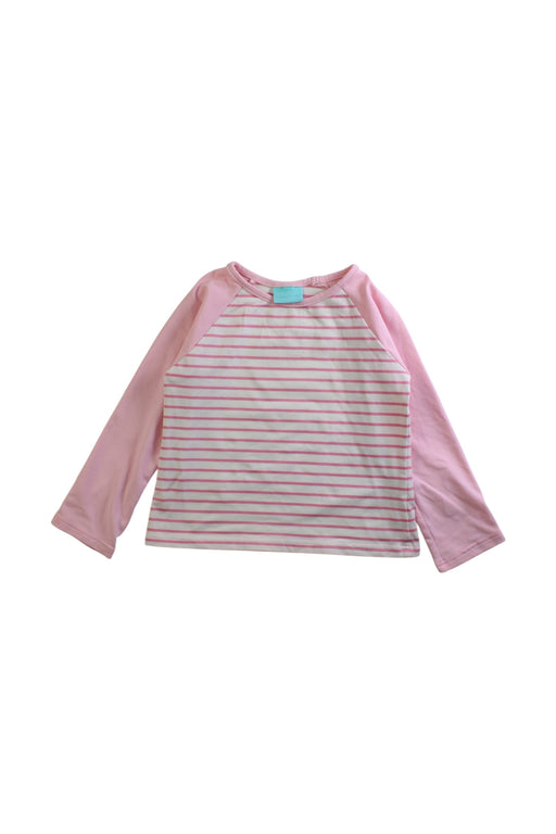 A Pink Rash Guards from Melissa Odabash in size 4T for girl. (Front View)