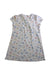 A Multicolour Short Sleeve Dresses from Petit Bateau in size 6T for girl. (Back View)
