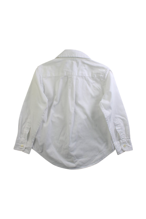 A White Long Sleeve Shirts from Ralph Lauren in size 3T for boy. (Back View)