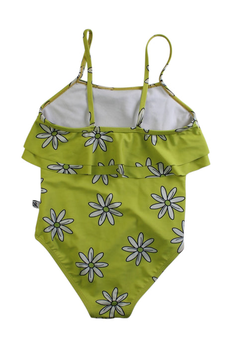 A Green Swimsuits from CARLIJNQ in size 6T for girl. (Back View)