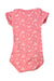 A Pink Short Sleeve Bodysuits from Petit Bateau in size 6-12M for girl. (Back View)
