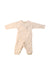 A White Long Sleeve Bodysuits from Nature Baby in size Newborn for neutral. (Front View)