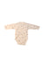 A Beige Long Sleeve Bodysuits from Nature Baby in size 0-3M for girl. (Back View)