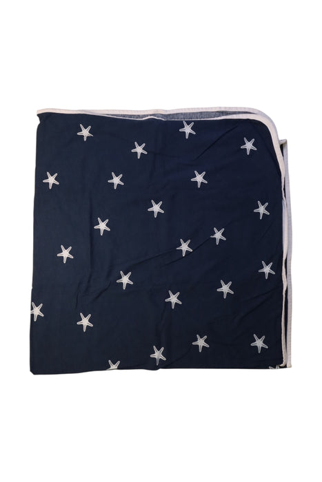 A Navy Blankets from L'il Fraser Collection in size O/S for boy. (Front View)