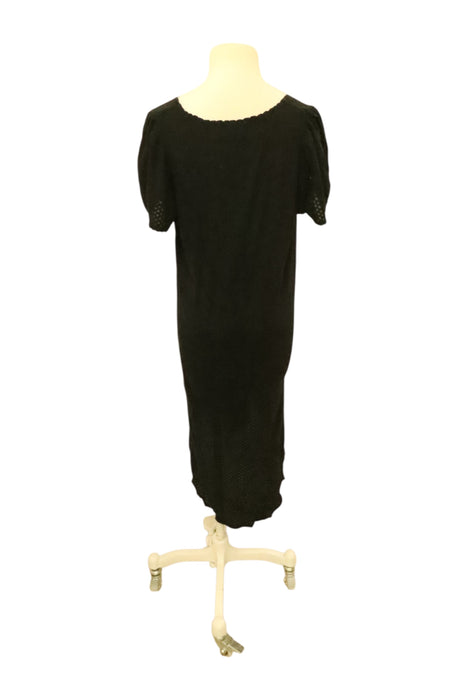 A Black Short Sleeve Dresses from Hatch in size Maternity-L for maternity. (Back View)