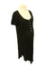 A Black Short Sleeve Dresses from Hatch in size Maternity-L for maternity. (Front View)
