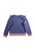 A Navy Crewneck Sweatshirts from Janie & Jack in size 6T for girl. (Back View)