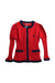 A Red Cardigans from Ferrari in size 3T for girl. (Front View)