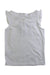 A White Sleeveless Tops from Janie & Jack in size 4T for girl. (Back View)