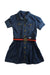 A Blue Short Sleeve Dresses from Polo Ralph Lauren in size 3T for girl. (Front View)