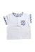 A White Short Sleeve Shirts from Purete du... Bebe in size 6-12M for boy. (Front View)
