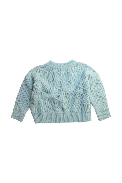 A Blue Knit Sweaters from Seed in size 3T for girl. (Front View)