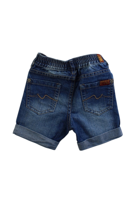 A Blue Shorts from 7 For All Mankind in size 6-12M for girl. (Back View)