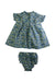 A Blue Dress Sets from Gocco in size 6-12M for girl. (Front View)