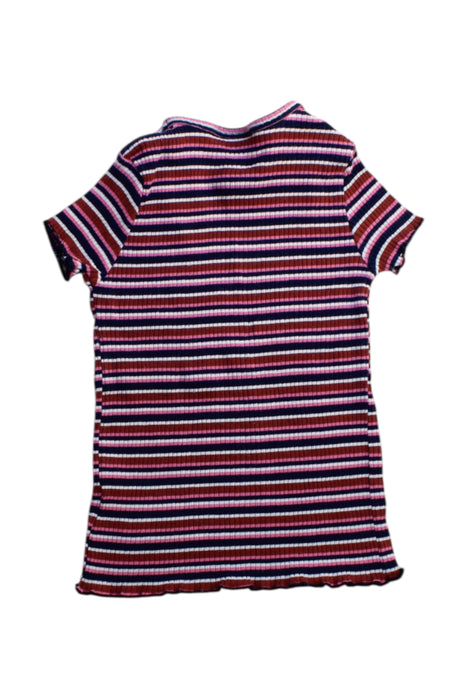 A Multicolour Short Sleeve Tops from Seed in size 4T for girl. (Back View)