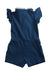 A Blue Short Sleeve Rompers from Gocco in size 6-12M for girl. (Back View)