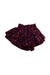 A Burgundy Short Skirts from Velveteen in size 4T for girl. (Back View)