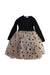 A Black Long Sleeve Dresses from Petite Hailey in size 6T for girl. (Front View)