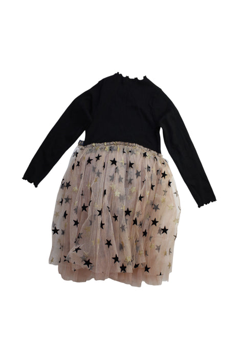 A Black Long Sleeve Dresses from Petite Hailey in size 6T for girl. (Back View)