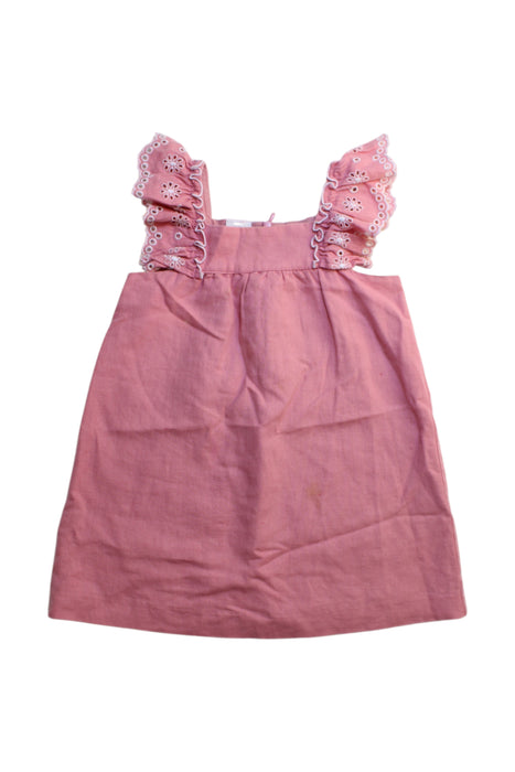 A Pink Sleeveless Dresses from Paz Rodriguez in size 4T for girl. (Front View)