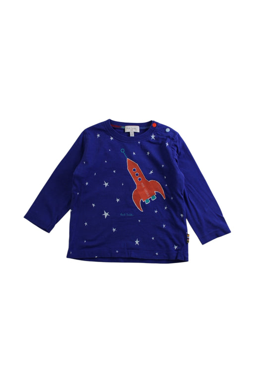 A Blue Long Sleeve T Shirts from Paul Smith in size 12-18M for boy. (Front View)