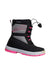 A Black Winter Boots from Color Kids in size 5T for girl. (Front View)