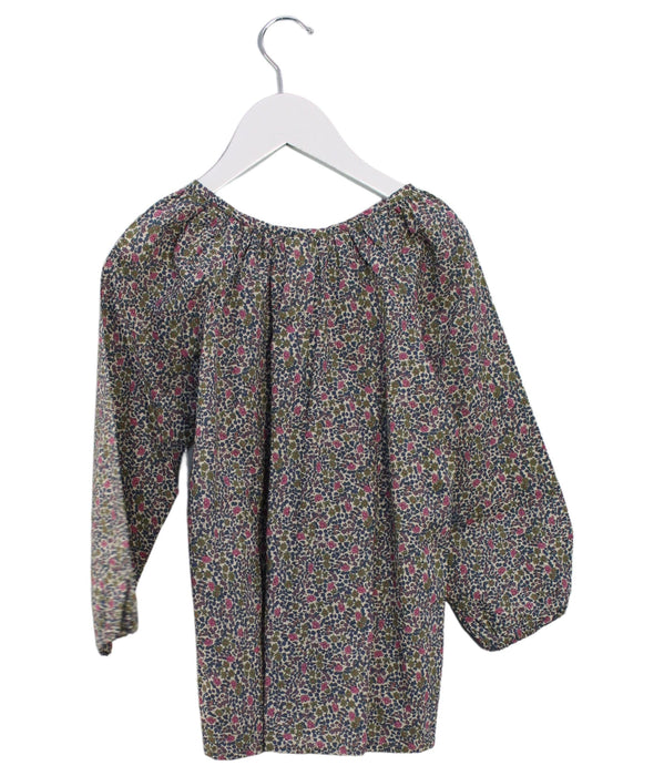 A Blue Long Sleeve Tops from Juliet & the Band in size 6T for girl. (Back View)