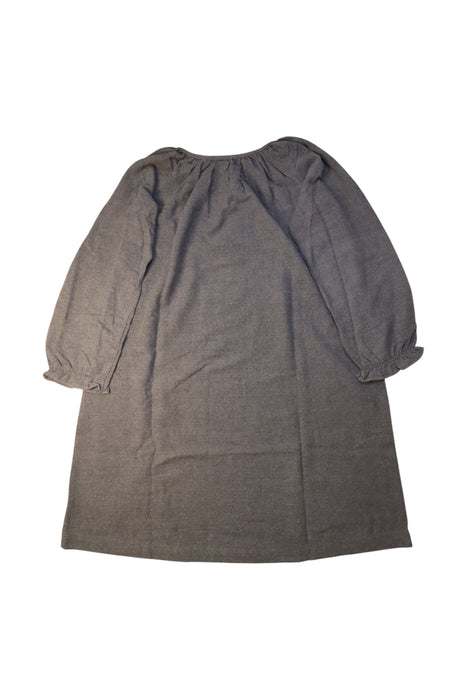 A Grey Long Sleeve Dresses from Petite Plume in size 14Y for girl. (Back View)