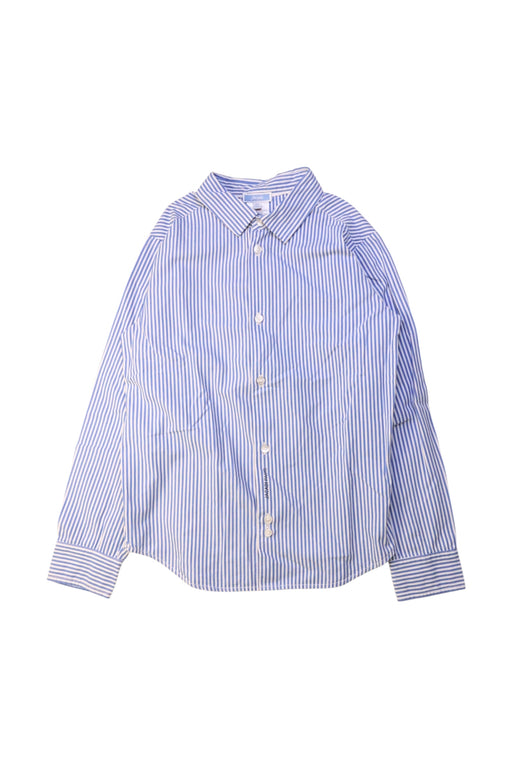 A Blue Long Sleeve Shirts from Jacadi in size 10Y for girl. (Front View)
