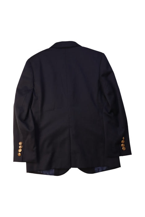 A Navy Blazers from Crewcuts in size 7Y for girl. (Back View)
