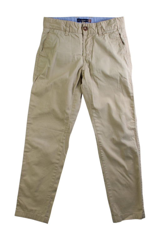 A Beige Casual Pants from Tizzas in size 5T for boy. (Front View)