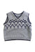 A Grey Sweater Vests from Janie & Jack in size 3-6M for boy. (Front View)